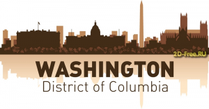 Vector American cities Washington cdr format