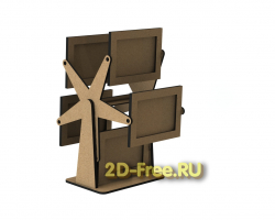 Мельница с открытками 2D