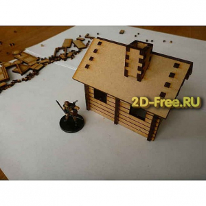Избушка макет