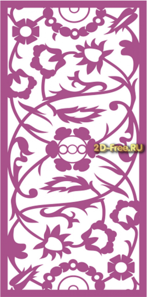 Панель Laser Cut Free Vector 106