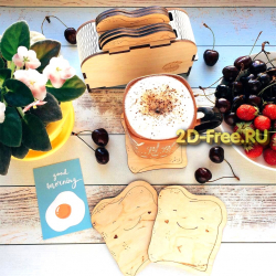 Тостер 2D макет