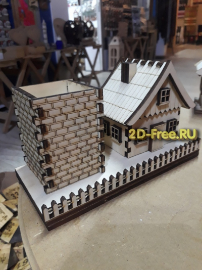 Домик модель формата cdr