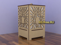 Светильник из фанеры макет