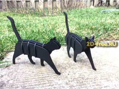 Кошки модель для сборки