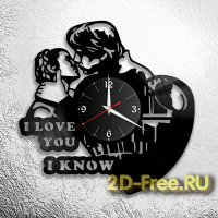 Часы на пластинке любовь 1