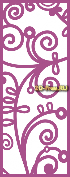 Панель Laser Cut Free Vector 159