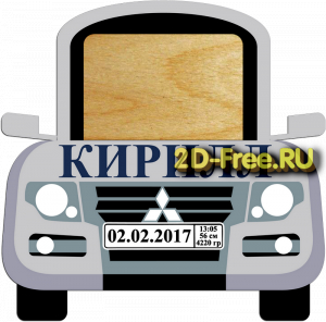 Рамка детская для лазерной резки 31