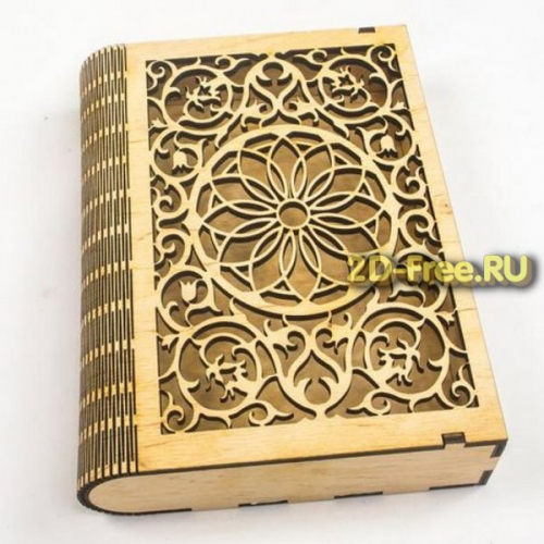 Шкатулка книга модель cdr