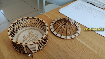 Юрта макет формата dxf