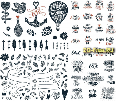 Векторы набор Free Vectors for Laser Cutting 008