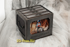 Ящик фотоальбом форма cdr