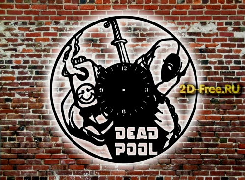 Модель часов dead pool 161 формат cdr