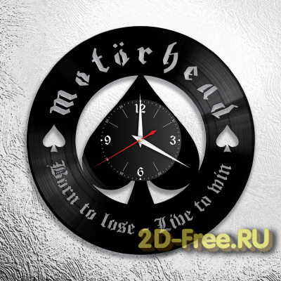 Часы из пластинки музыка Motorhead 2