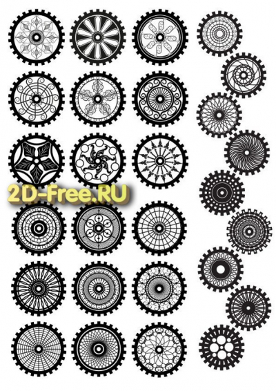 Векторы набор Free Vectors for Laser Cutting 281