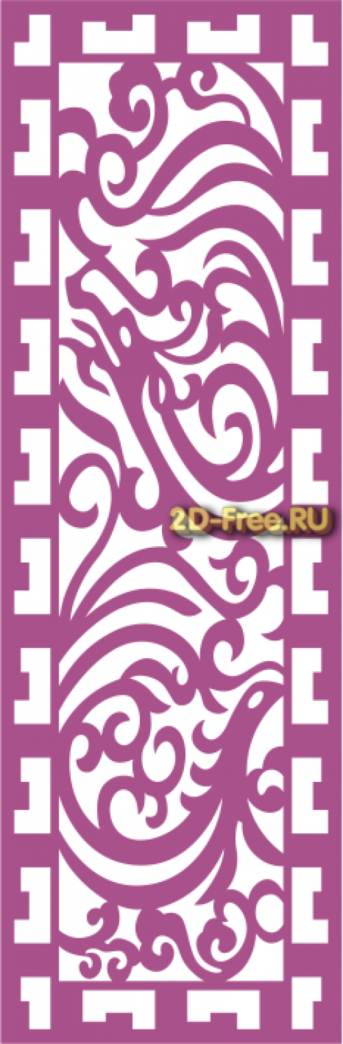Панель Laser Cut Free Vector 119