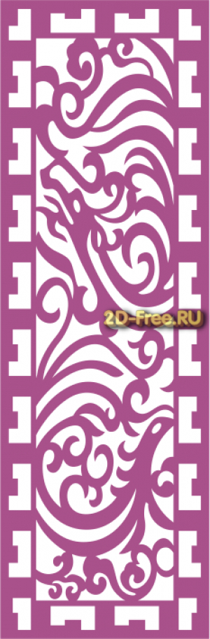 Панель Laser Cut Free Vector 119