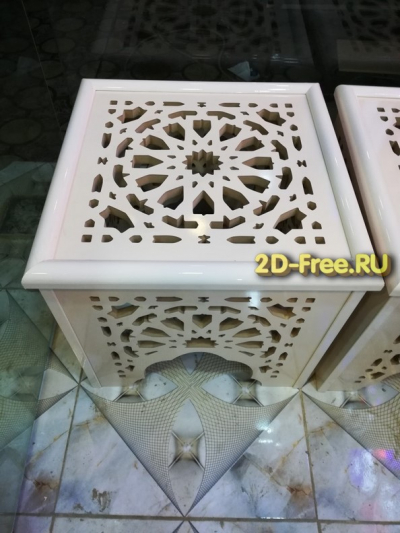 Резная табуретка макет для чпу