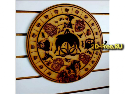 Часы Harry Potter 128 формат cdr