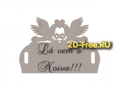 Винтажная рамка 2D модель 2