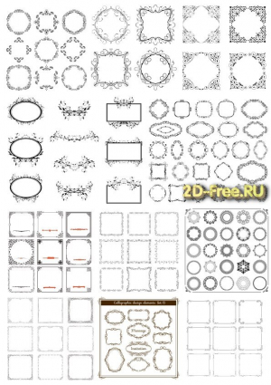 Векторы набор Free Vectors for Laser Cutting 085