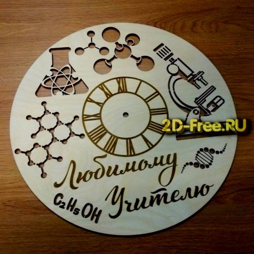 Модель часов химия 159 формат cdr