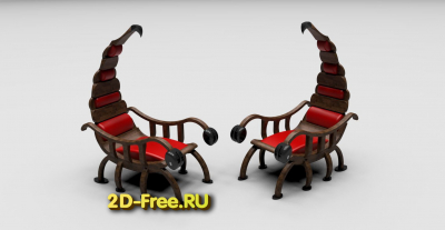 Кресло скорпион макет модели