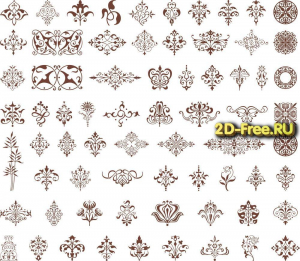 Векторы набор Free Vectors for Laser Cutting 109