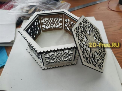 Шкатулка многоугольная макет