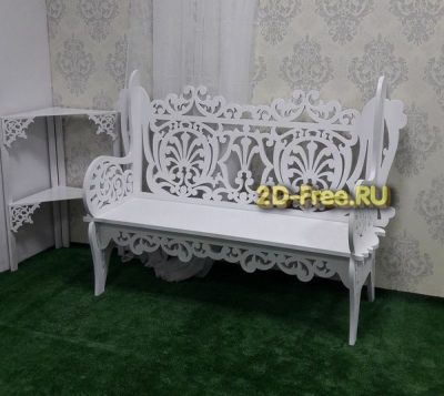 Скамейка макет для чпу фрезера