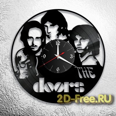 Часы из пластинки зарубежная музыка The Doors