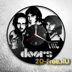 Часы из пластинки зарубежная музыка The Doors