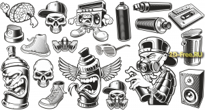 Векторы набор Free Vectors for Laser Cutting 234