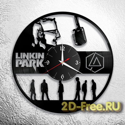 Часы из пластинки музыка Linkin Park 2
