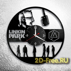 Часы из пластинки музыка Linkin Park 2