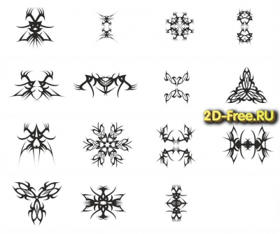 Векторы набор Free Vectors for Laser Cutting 114