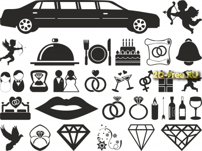 Векторы набор Free Vectors for Laser Cutting 056