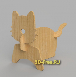 Кот макет формат 2D