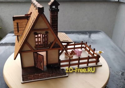 Деревенский домик формат файла cdr