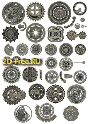 Векторы набор Free Vectors for Laser Cutting 272