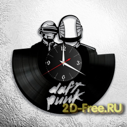 Часы из пластинки Зарубежная музыка DaftPunk