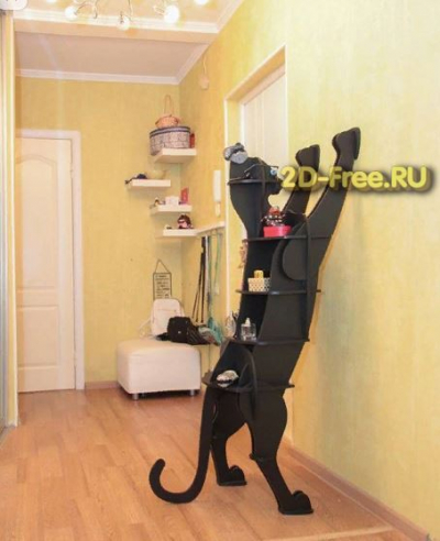 Мини полка в виде кота