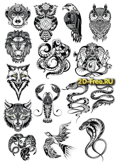 Векторы набор Free Vectors for Laser Cutting 163