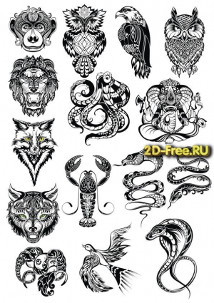 Векторы набор Free Vectors for Laser Cutting 163