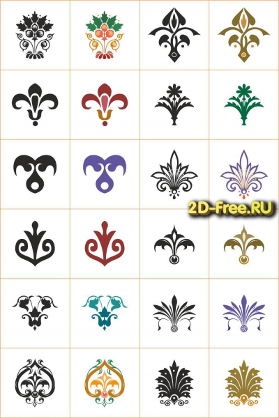 Векторы набор Free Vectors for Laser Cutting 181