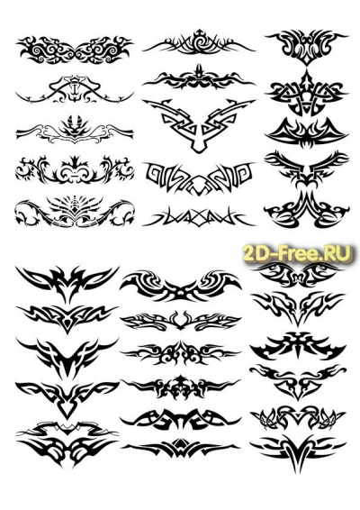 Векторы набор Free Vectors for Laser Cutting 207
