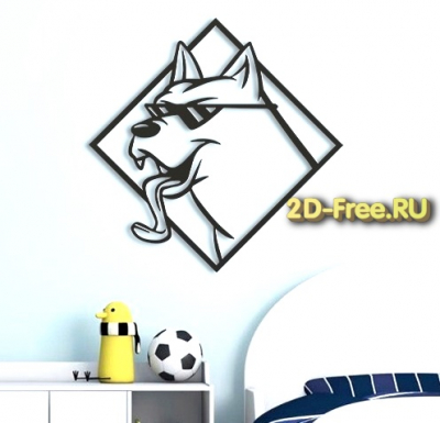Панно в детскую 2D макет для лазерной резки 2
