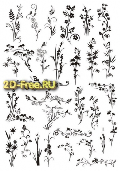 Векторы набор Free Vectors for Laser Cutting 279