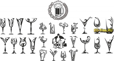 Векторы набор Free Vectors for Laser Cutting 192
