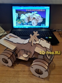 Квадроцикл из фанеры макет