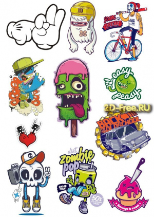 Рисунки на футболки T-shirt vector free 20